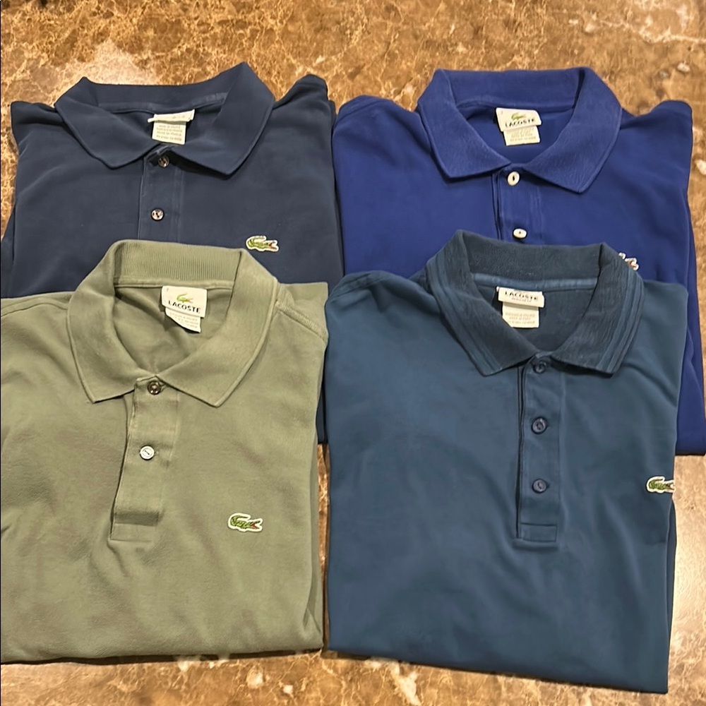 Lacoste Men's Polo Shirt - Blue, Green, Navy